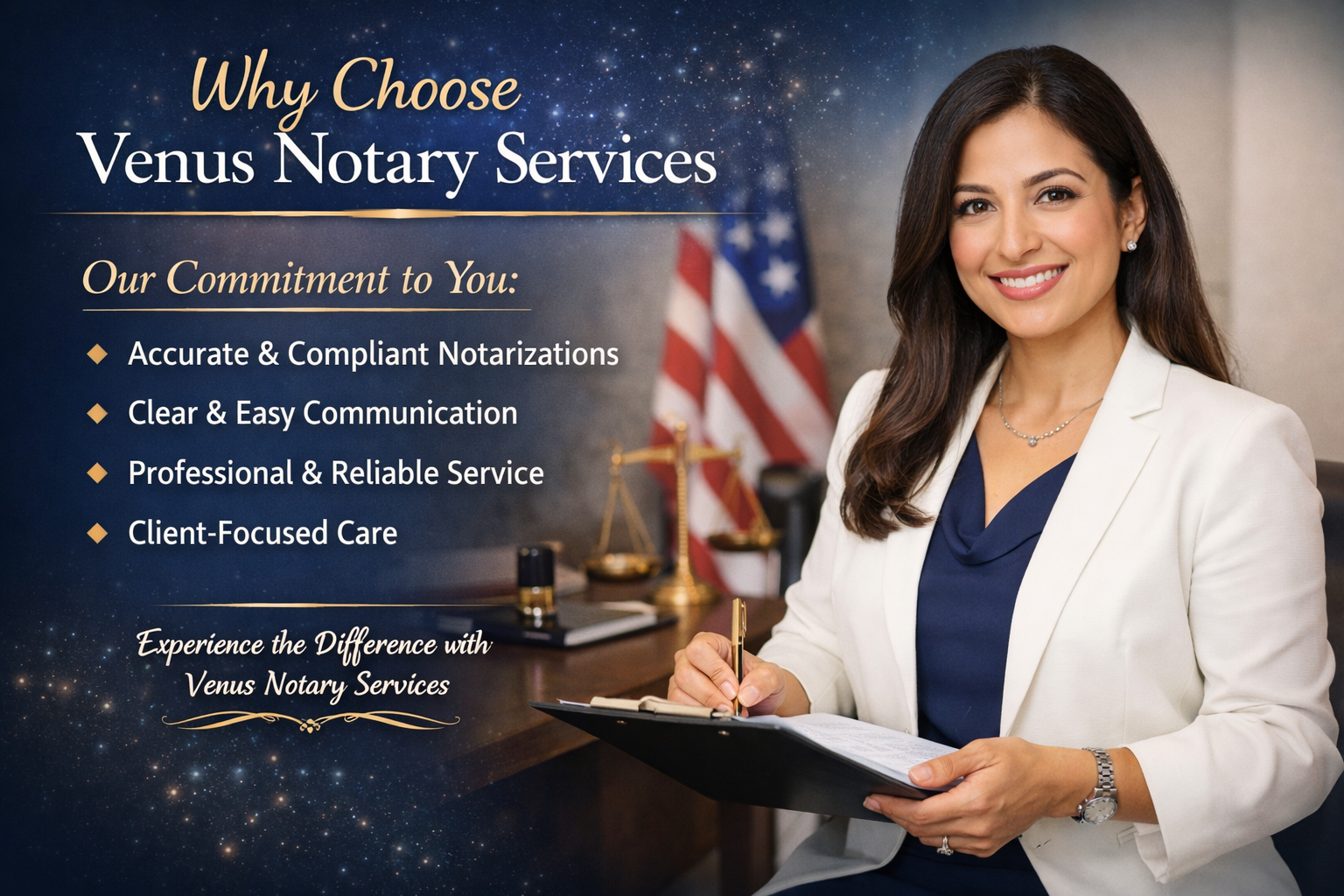 Why Choose Venus Notary Services 